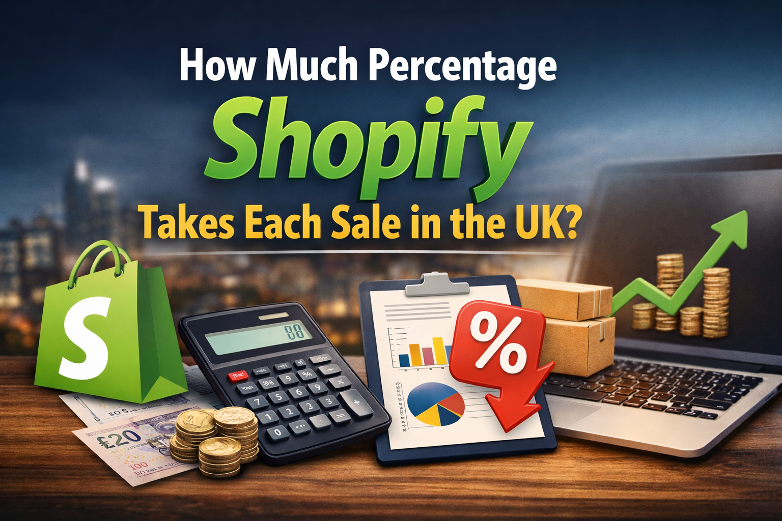 How Much Percentage Shopify Takes Each Sale in the UK (Real Talk… No Fluff)