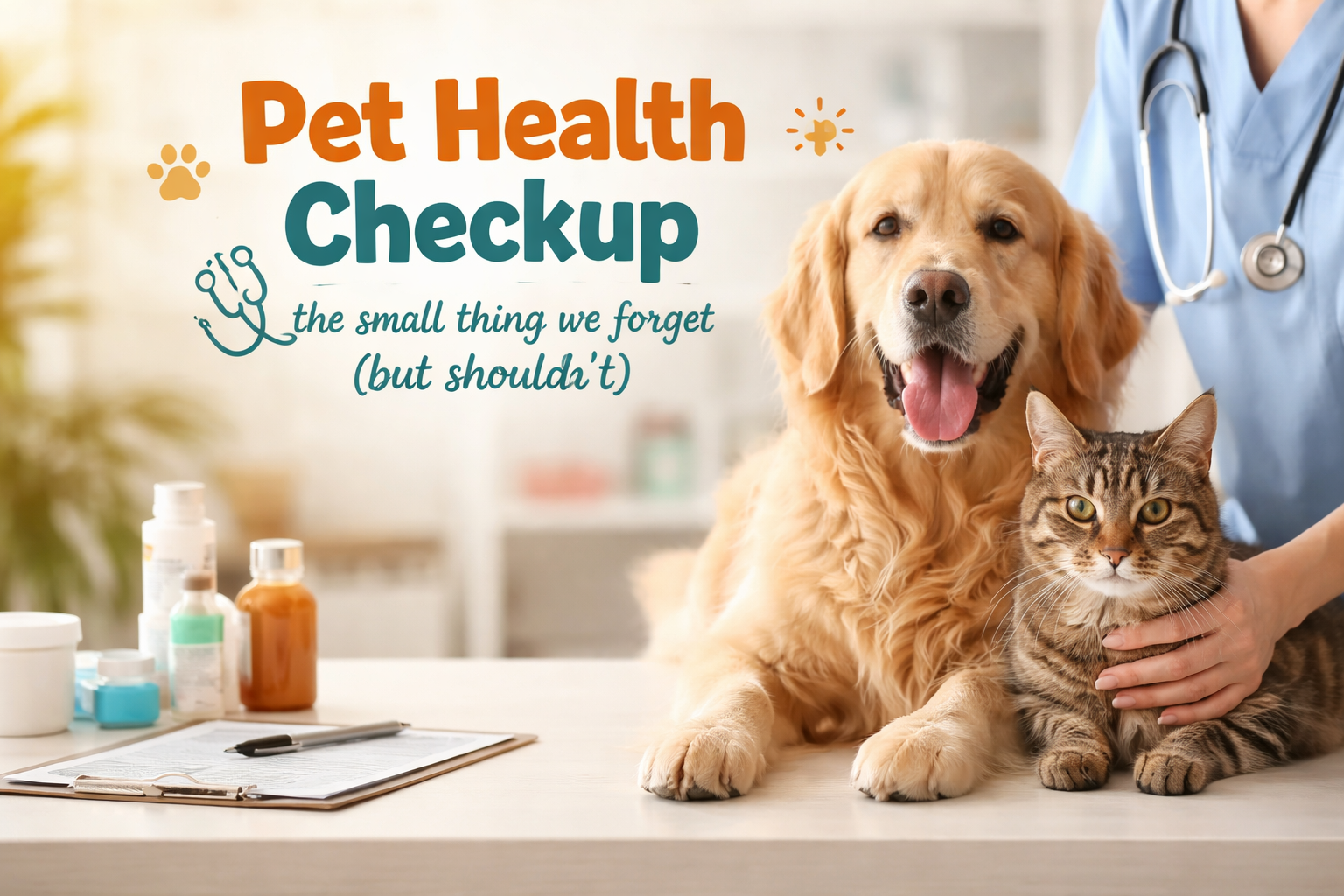 Pet Health Checkup — the small thing we forget (but shouldn’t)